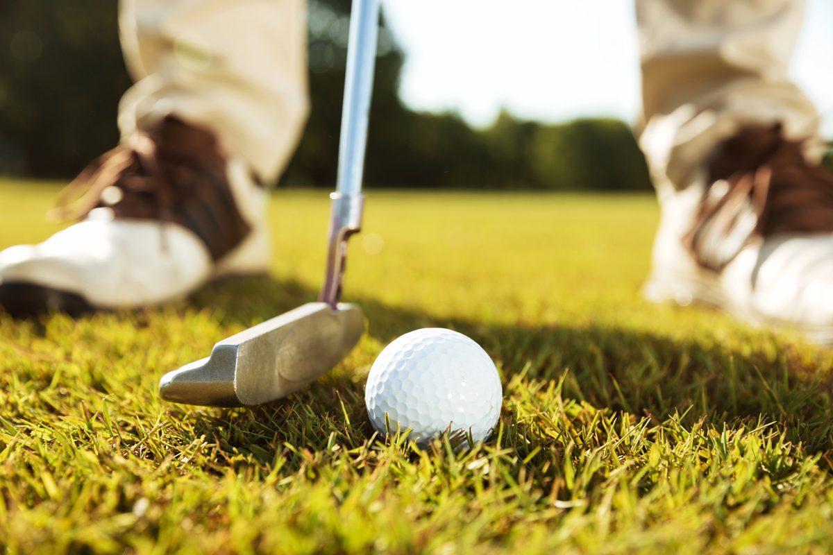 short game practice at Shortee's Golf Course
